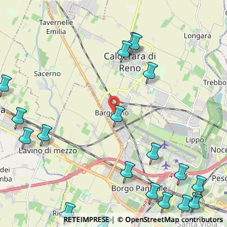 Mappa Via 25 Aprile, 40012 Bargellino BO, Italia (3.4725)