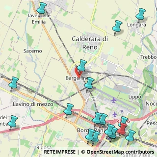 Mappa Via 25 Aprile, 40012 Bargellino BO, Italia (3.39944)