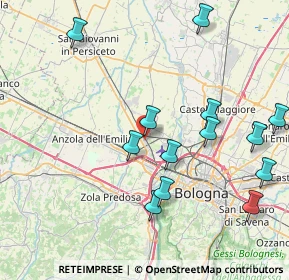 Mappa Via 25 Aprile, 40012 Bargellino BO, Italia (8.98308)
