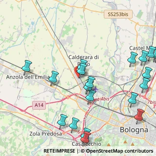 Mappa Via 25 Aprile, 40012 Bargellino BO, Italia (5.6495)