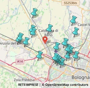 Mappa Via 25 Aprile, 40012 Bargellino BO, Italia (4.061)