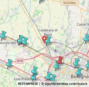 Mappa Via 25 Aprile, 40012 Bargellino BO, Italia (6.633)