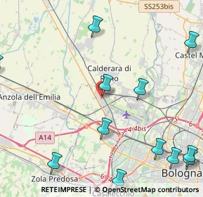 Mappa Via 25 Aprile, 40012 Bargellino BO, Italia (6.05)