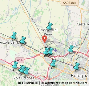 Mappa Via 25 Aprile, 40012 Bargellino BO, Italia (5.02462)