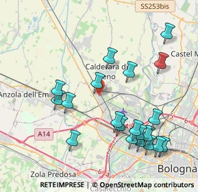 Mappa Via 25 Aprile, 40012 Bargellino BO, Italia (4.418)