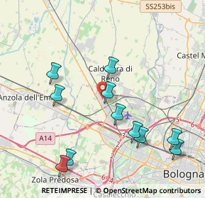 Mappa Via 25 Aprile, 40012 Bargellino BO, Italia (4.36364)