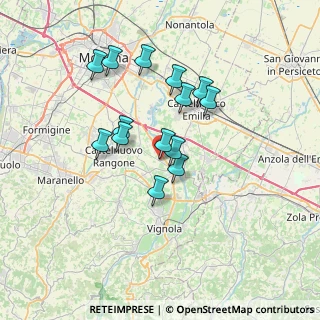 Mappa Via Masera di Sotto, 41057 Spilamberto MO, Italia (5.96714)