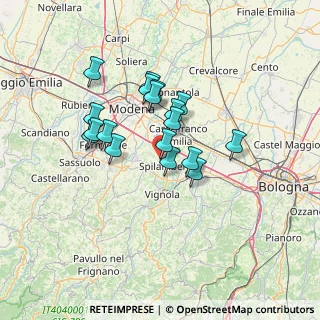 Mappa Via Masera di Sotto, 41057 Spilamberto MO, Italia (10.92611)