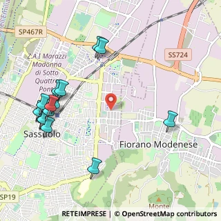 Mappa Viale Po, 41049 Sassuolo MO, Italia (1.26786)