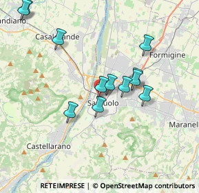 Mappa Viale San Martino, 41049 Sassuolo MO, Italia (3.58583)