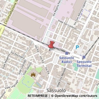 Mappa Via Radici in Monte, 67, 41049 Sassuolo, Modena (Emilia Romagna)