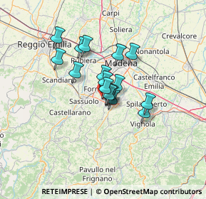 Mappa Via Montegrappa, 41042 Fiorano Modenese MO, Italia (8.76118)