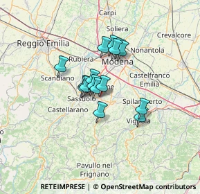 Mappa Via Montegrappa, 41042 Fiorano Modenese MO, Italia (8.78563)