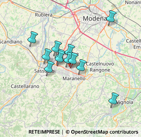 Mappa Via Montegrappa, 41042 Fiorano Modenese MO, Italia (5.2475)