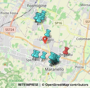 Mappa Via Montegrappa, 41042 Fiorano Modenese MO, Italia (1.8095)