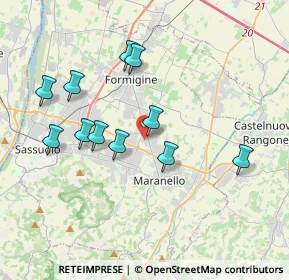 Mappa Via Montegrappa, 41042 Fiorano Modenese MO, Italia (3.59727)