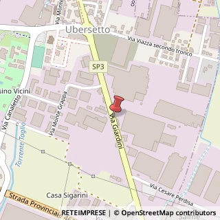Mappa Via Giardini Sud,  47, 41042 Fiorano Modenese, Modena (Emilia Romagna)