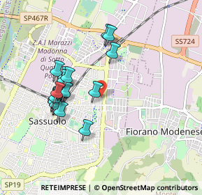 Mappa Viale S. Luigi, 41049 Sassuolo MO, Italia (0.875)