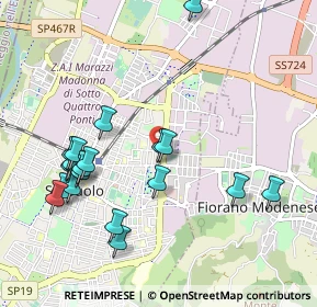 Mappa Viale S. Luigi, 41049 Sassuolo MO, Italia (1.09211)