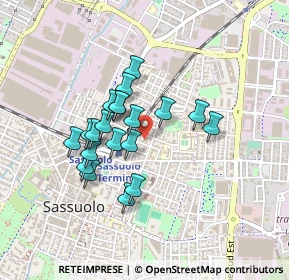 Mappa Viale A. Manzoni, 41049 Sassuolo MO, Italia (0.351)