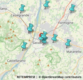 Mappa Viale A. Manzoni, 41049 Sassuolo MO, Italia (3.50727)