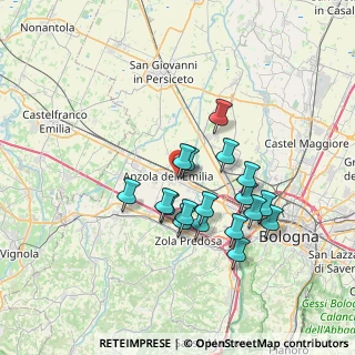 Mappa Via M. Calari, 40011 Anzola dell'Emilia BO, Italia (6.23)