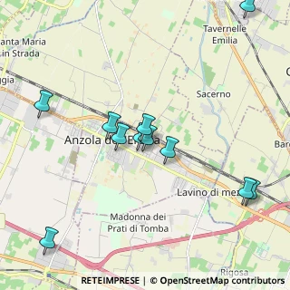 Mappa Via M. Calari, 40011 Anzola dell'Emilia BO, Italia (2.10909)