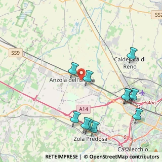 Mappa Via M. Calari, 40011 Anzola dell'Emilia BO, Italia (4.90182)
