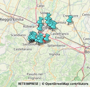 Mappa Via Aldo Moro, 41051 Castelnuovo Rangone MO, Italia (9.40158)