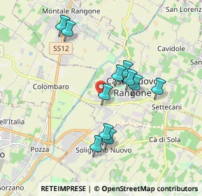 Mappa Via Aldo Moro, 41051 Castelnuovo Rangone MO, Italia (1.63818)