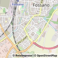Mapa Fossano