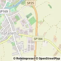 Mapa Villafalletto
