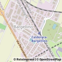 Mapa Calderara di Reno