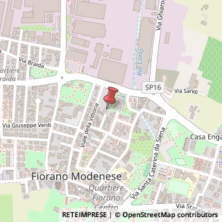 Mappa Viale cavour camillo benso 101, 41049 Fiorano Modenese, Modena (Emilia Romagna)