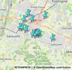 Mappa Via Fratelli Bandiera, 41042 Fiorano Modenese MO, Italia (1.29833)