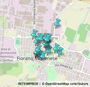 Mappa Via Fratelli Bandiera, 41042 Fiorano Modenese MO, Italia (0.2435)