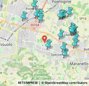 Mappa Via Cameazzo, 41042 Fiorano Modenese MO, Italia (2.313)