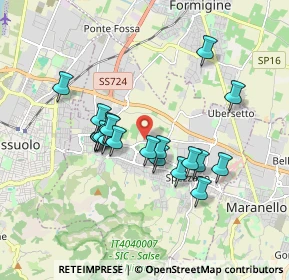 Mappa Via Cameazzo, 41042 Fiorano Modenese MO, Italia (1.534)