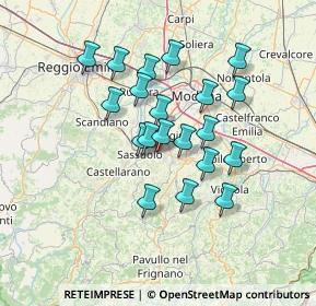 Mappa Via Cameazzo, 41042 Fiorano Modenese MO, Italia (11.7005)