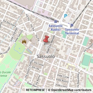 Mappa via Giacomo Cavedoni, 15, 41049 Sassuolo, Modena (Emilia Romagna)