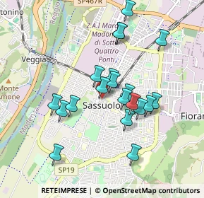 Mappa Via Giacomo Cavedoni, 41049 Sassuolo MO, Italia (0.8225)