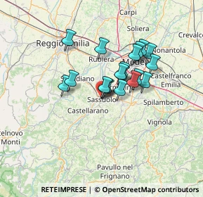 Mappa Piazzale Bartolomeo Avanzini, 41049 Sassuolo MO, Italia (9.94421)