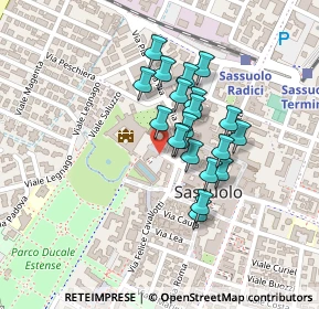 Mappa Piazzale Bartolomeo Avanzini, 41049 Sassuolo MO, Italia (0.1625)