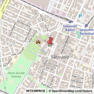 Mappa Via Rocca, 12, 41049 Sassuolo, Modena (Emilia Romagna)