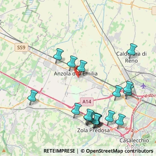 Mappa Via Guglielmo Marconi, 40011 Anzola dell'Emilia BO, Italia (5.06722)