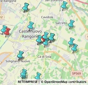 Mappa Via Modena, 41057 Castelvetro di Modena MO, Italia (2.302)