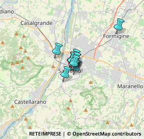 Mappa Viale Francesco Prampolini, 41049 Sassuolo MO, Italia (1.15273)