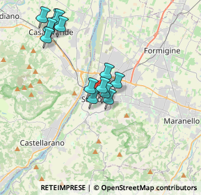 Mappa Viale Francesco Prampolini, 41049 Sassuolo MO, Italia (3.37385)