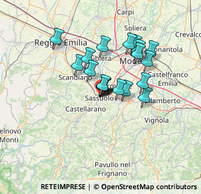 Mappa Viale Francesco Prampolini, 41049 Sassuolo MO, Italia (9.702)