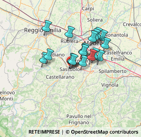 Mappa Viale Francesco Prampolini, 41049 Sassuolo MO, Italia (9.81211)